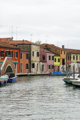 Old town of Murano island, Venice, Italy
