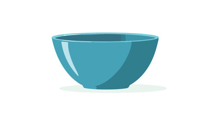 Cereal Bowl Icon on White Background Vector Illustration
