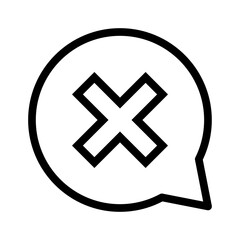 Speech and messaging icon