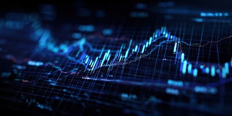 The Dynamic Stock Market Graph Illustrating Financial Performance Trends