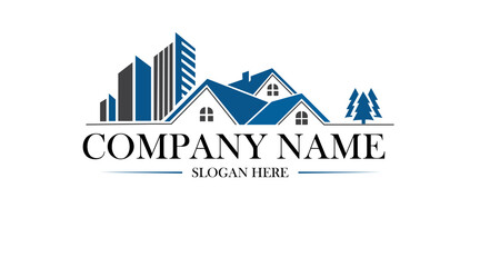 Obraz premium Real estate vector logo design architecture vector , real estate logo