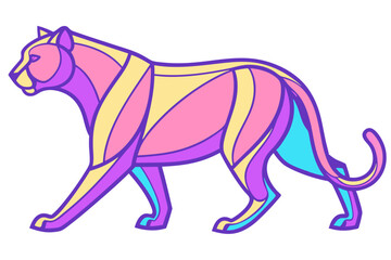 vector illustration of a wolf