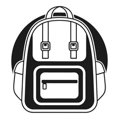 vector illustration of a bag