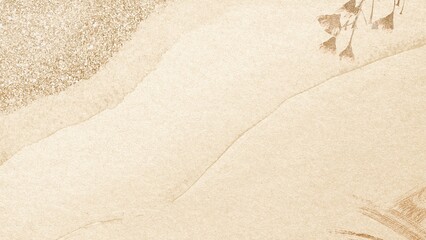 Sand desktop wallpaper, dried flower design