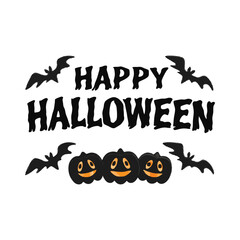 Fototapeta premium Happy Halloween party and banner Vector Art, Icons, and Graphics for 