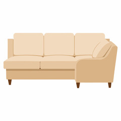 sofa isolated on white background