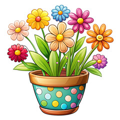 flower in pot