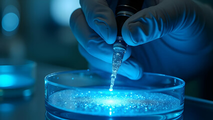 Writing a Glowing DNA Sequence with a Pipette