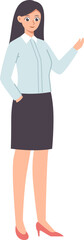 Fototapeta premium Business Cartoon Illustration