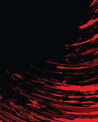 Abstract red grunge brush splash blank background