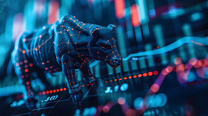 Fototapeta premium Financial Technology Banking, Behavioral Analytics Explore the application of behavior