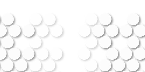 White tiles wall. round marble textures, ball tiles. Air Bubble wrap texture background. Top view pavement circle block white texture with seamless patterns floor background. Textured Background.