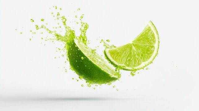 Fresh lime is full of vitality