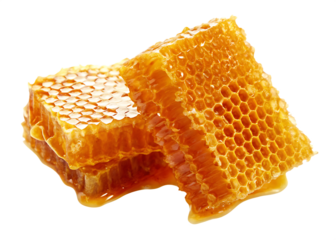 honeycombs  isolated on white background PNG ,ai generated