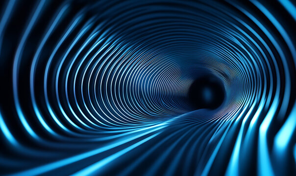 3D abstract visuals and futuristic elements isolated on black, designed for versatile commercial use across technology, minimal, sci-fi, and eco concepts