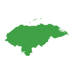 Honduras Map Boundary