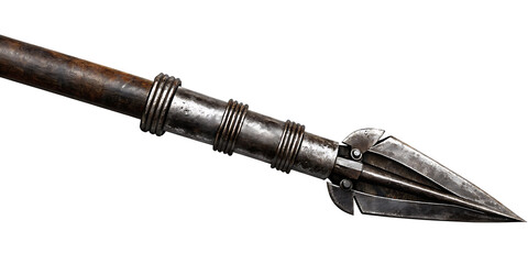   spear  isolated on white background PNG ,ai generated