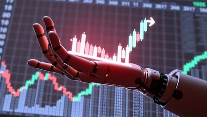 stock market financial graph data visualization investment trading technology analytics