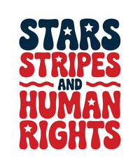 Stars stripes and human right