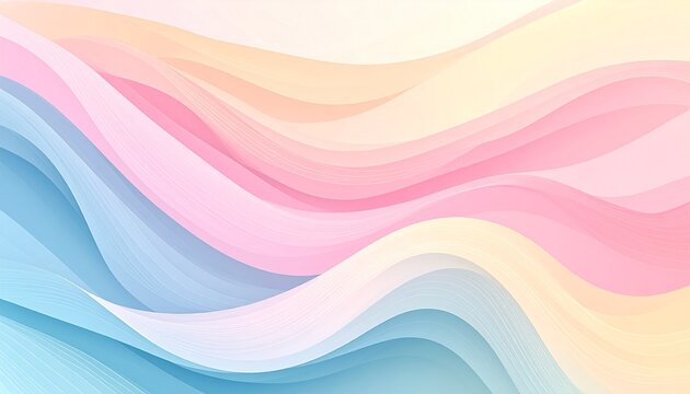 Nature inspired pastel gradient