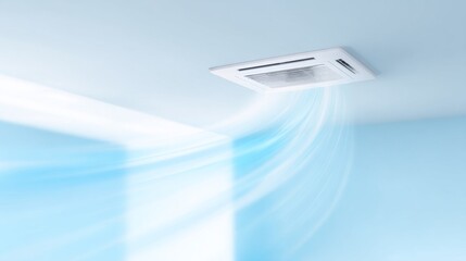 Intelligent air conditioning in summer, green, energy saving and environmental protection.