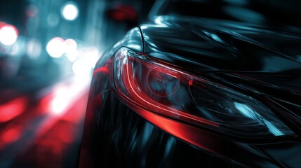 Future sense of cool automobile advertising background