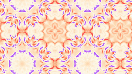Abstract Radiant Burst with Soft Grain Texture, Symmetrical Glow Pattern in Psychedelic Style, Radiating Circular Abstract with Subtle Noise, Kaleidoscopic Starburst with Gradient Flow