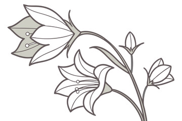 Abstract glowing petal design with vibrant color gradients