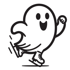 Christmas Ghost vector