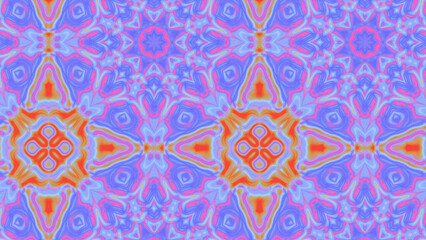 Abstract Radiant Burst with Soft Grain Texture, Symmetrical Glow Pattern in Psychedelic Style, Radiating Circular Abstract with Subtle Noise, Kaleidoscopic Starburst with Gradient Flow