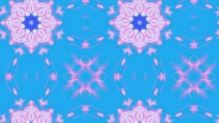 Abstract Radiant Burst with Soft Grain Texture, Symmetrical Glow Pattern in Psychedelic Style, Radiating Circular Abstract with Subtle Noise, Kaleidoscopic Starburst with Gradient Flow