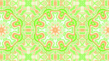 Abstract Radiant Burst with Soft Grain Texture, Symmetrical Glow Pattern in Psychedelic Style, Radiating Circular Abstract with Subtle Noise, Kaleidoscopic Starburst with Gradient Flow