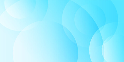 minimalist banner background, circle shape, Abstract blue background with soft gradient circles and smooth overlapping wave patterns.