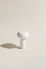 Simple white lamp, smooth design