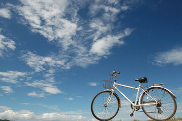 Fototapeta premium bicycle on the road