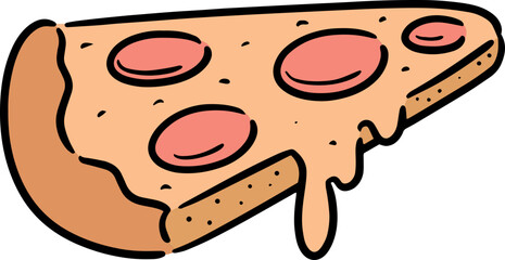 Illustration of pizza
