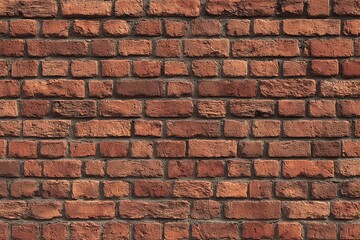 Obraz premium Red brick wall background texture seamless pattern architecture design