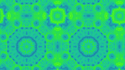 Abstract Radiant Burst with Soft Grain Texture, Symmetrical Glow Pattern in Psychedelic Style, Radiating Circular Abstract with Subtle Noise, Kaleidoscopic Starburst with Gradient Flow