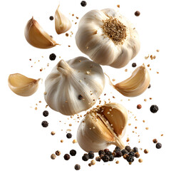 garlic and pepper