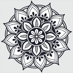  Vector doodle mandala . Ornamental luxury mandala Mandala Line Illustration . various mandala . Mandala Pattern Designs . Henna mandala. Mehndi style. Decorative pattern in oriental style.
