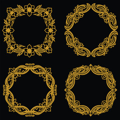 Foundational Floral Frames Premium Decorative Print Set Packs Broad Appeal