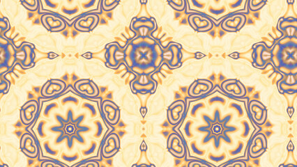 Abstract Radiant Burst with Soft Grain Texture, Symmetrical Glow Pattern in Psychedelic Style, Radiating Circular Abstract with Subtle Noise, Kaleidoscopic Starburst with Gradient Flow