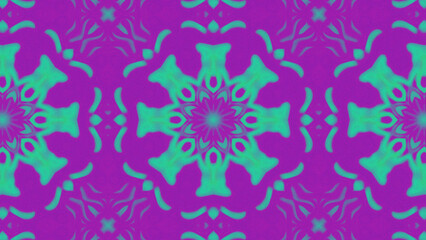Abstract Radiant Burst with Soft Grain Texture, Symmetrical Glow Pattern in Psychedelic Style,...