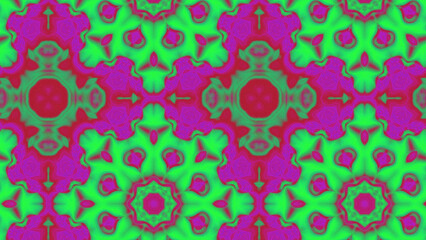 Abstract Radiant Burst with Soft Grain Texture, Symmetrical Glow Pattern in Psychedelic Style, Radiating Circular Abstract with Subtle Noise, Kaleidoscopic Starburst with Gradient Flow