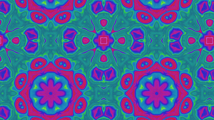 Abstract Radiant Burst with Soft Grain Texture, Symmetrical Glow Pattern in Psychedelic Style, Radiating Circular Abstract with Subtle Noise, Kaleidoscopic Starburst with Gradient Flow