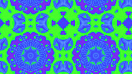 Abstract Radiant Burst with Soft Grain Texture, Symmetrical Glow Pattern in Psychedelic Style, Radiating Circular Abstract with Subtle Noise, Kaleidoscopic Starburst with Gradient Flow