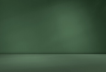 Green background light shadow leaves abstract nature on blur wall cement podium loft product,...