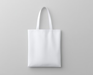 Blank white tote bag