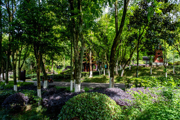 Chongqing Garden Expo Park is a thoughtfully designed combination of ecological restoration,...