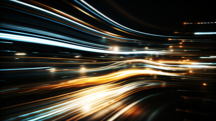 スピード感のある光線_抽象背景	